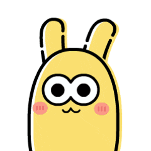 摄小兔卡通形象暗中观察配图动图图片-正版gif素材401318902-摄图网