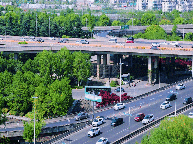 高铁公路交通gif动图图片-正版gif素材401322426-摄图网