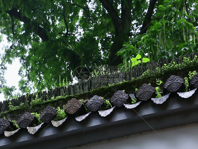 古建筑屋檐系列gif