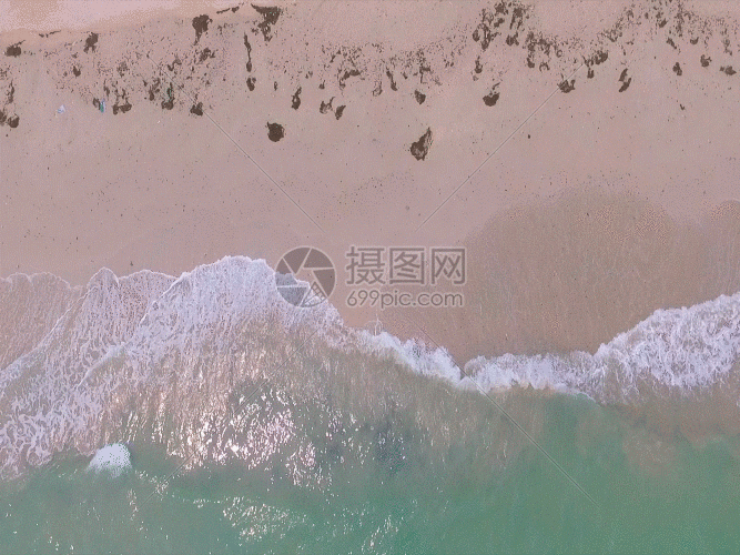 gif动态图片下载,该gif动态图片标题为大海海水潮汐起落航拍gif,编号
