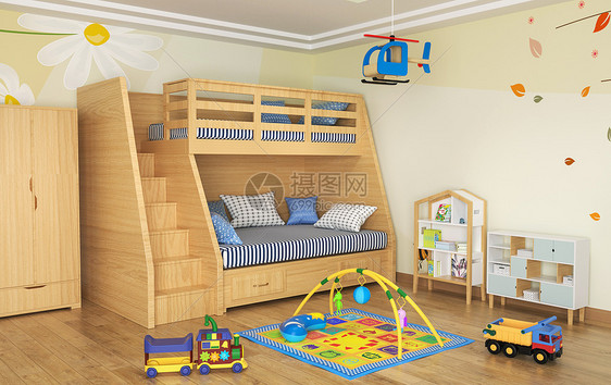 儿童房模型图片