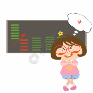 木木酱股票上涨gif图片素材