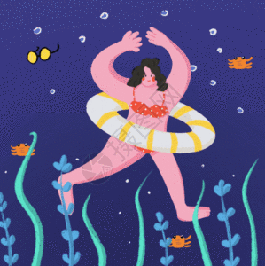 gif  |游泳gif动图401336775gifgif  |潜水gifgifgif  |水母gif