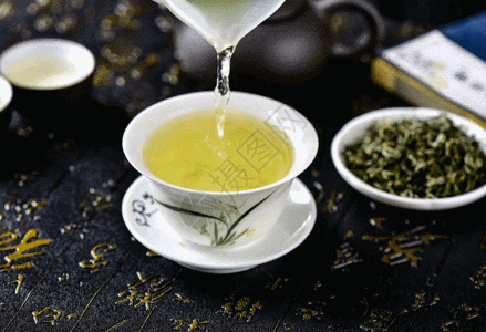 茶文化泡茶叶gif高清图片