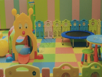 小孩游乐场室内儿童乐园4K合集GIF高清图片
