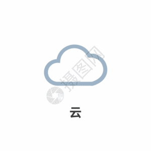 天气图标云icon图标GIF图片