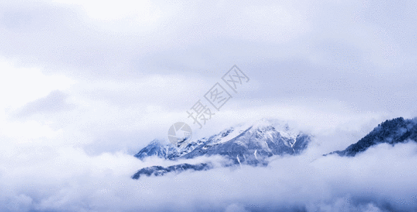 雪山山峰gif图片