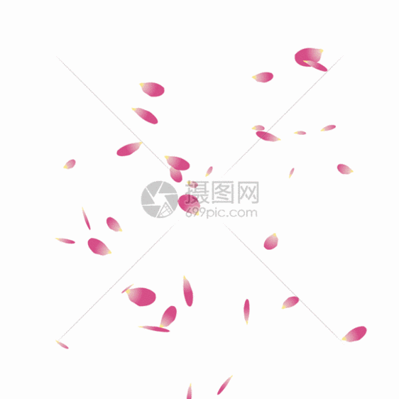 粉色花瓣gif图片