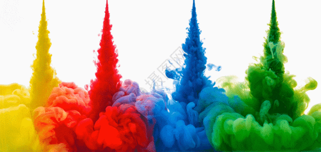 色彩液体流动素材gif图片