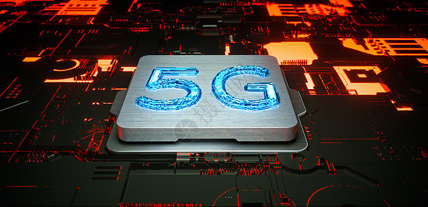 5G芯片背景图片