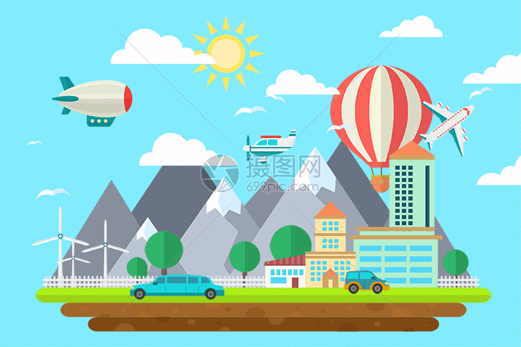 户外旅行gif动图图片-正版gif素材401380282-摄图网