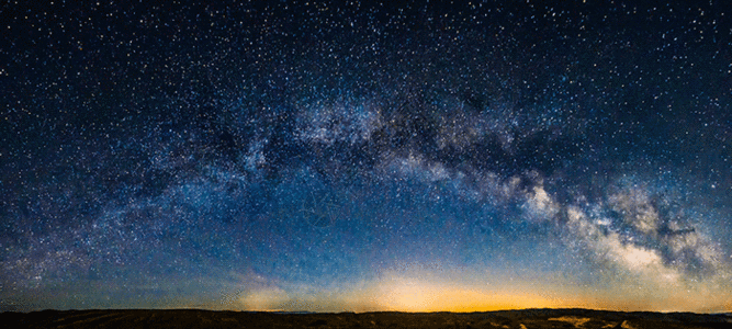 星空背景银河题材gif高清图片