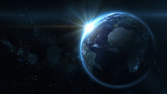 大气地球背景GIF图片