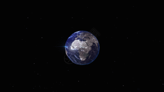 地球冲镜转场gif图片