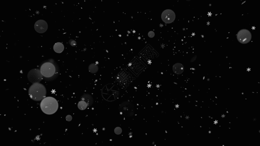 大片雪花素材粒子GIF高清图片