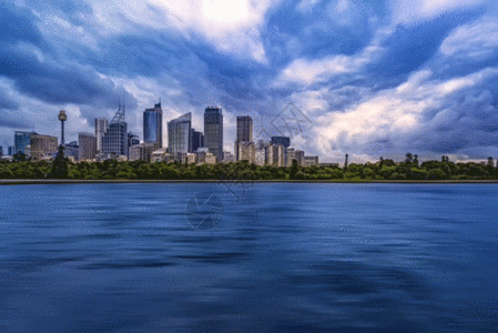 悉尼城市悉尼港湾gif动图高清图片