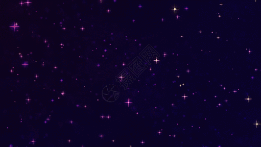 绚丽粒子星星动画gif图片