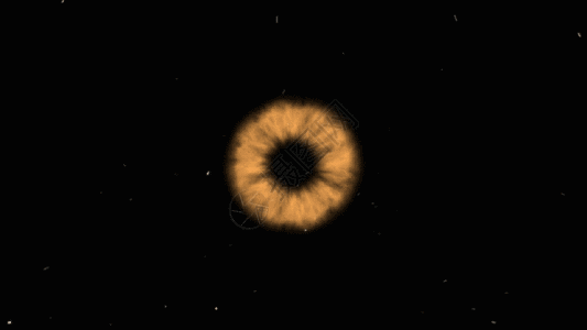 耳机制作素材金色大气光效转场gif高清图片