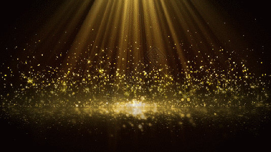 金色粒子光效gif图片