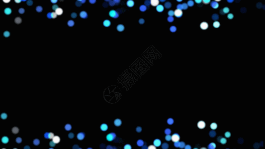 粒子球体扰动gif图片素材