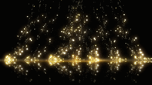 唯美上升粒子gif图片素材