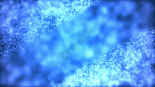 蓝色粒子背景gif图片