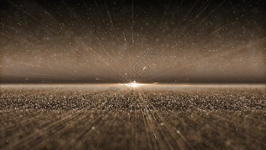 汽车展厅背景金色粒子空间射线gif高清图片