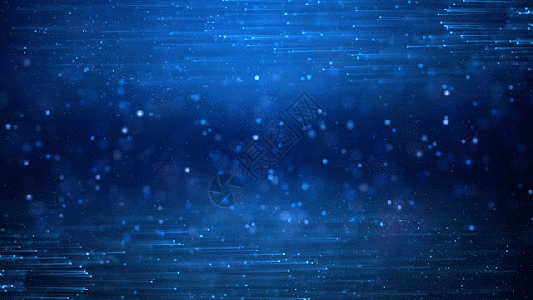 蓝色科技粒子光线gif图片
