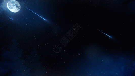 许愿流星gif图片