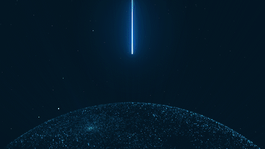 震撼粒子地球gif动图图片 正版gif素材 摄图网