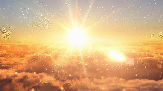 动图正版 gif动态图片下载,该gif动态图片标题为大气日落云层背景gif