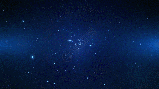 粒子星空星光背景GIF图片