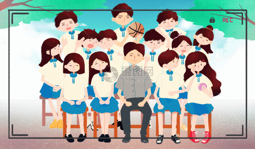 毕业照gif动图图片-正版gif素材401414662-摄图网