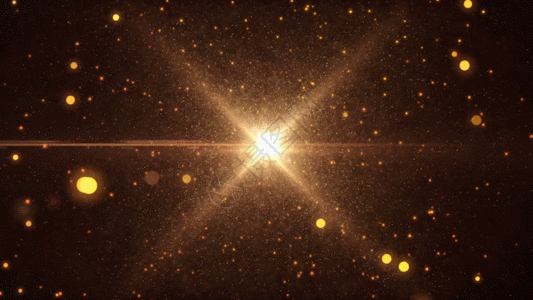 棕色粒子光线动画GIF图片
