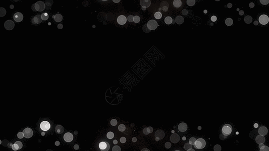 黑白粒子闪光动画GIF图片