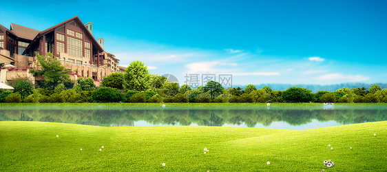 房地产海报背景图片