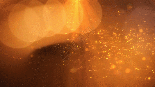 棕色粒子光斑动画gif图片素材