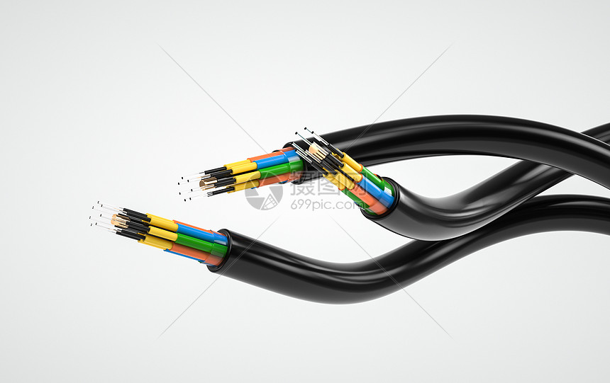 光缆 电线 光纤图片