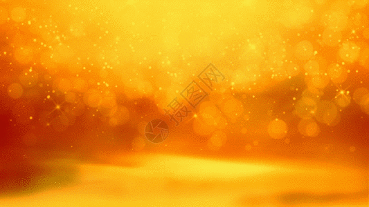 黄金粒子动画背景GIF图片