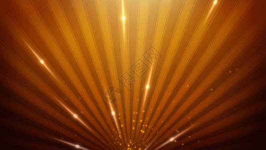 黄色粒子光线动画背景GIF图片