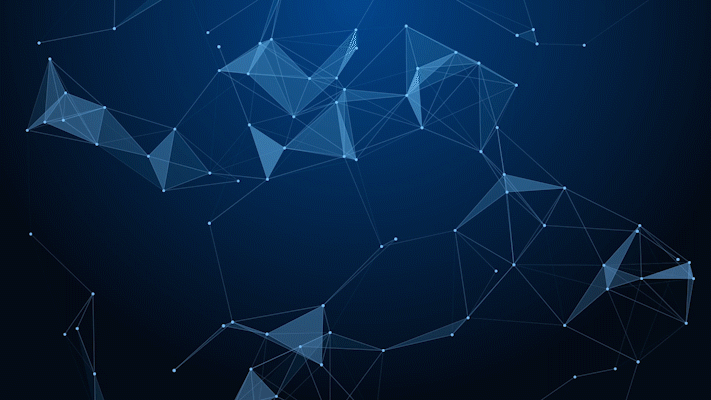 蓝色科技点线动画gif动图图片-正版gif素材401423111-摄图网