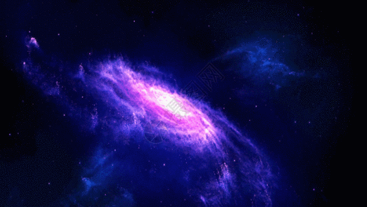 粒子宇宙星空云GIF图片