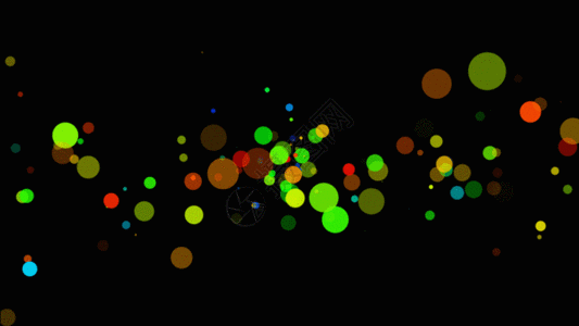 绚丽粒子光斑动画GIF图片