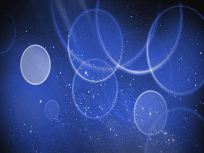 蓝色粒子光圈动画GIF图片