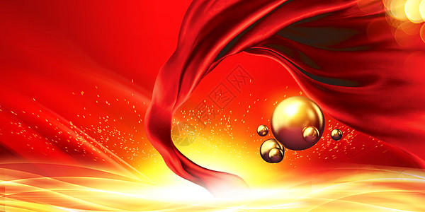 红色红金背景图片