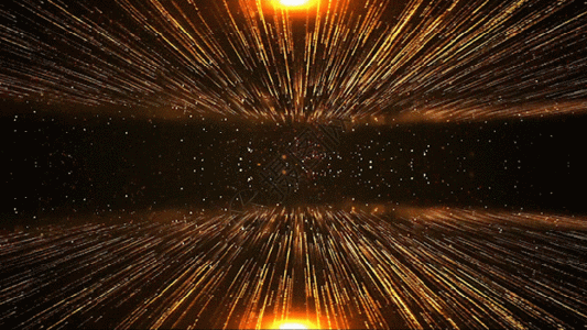 基色粒子光线年会gif图片素材