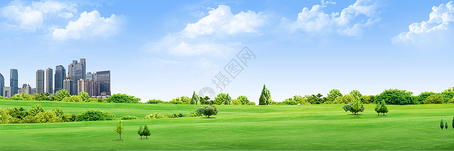 北湖公园绿色环境背景设计图片