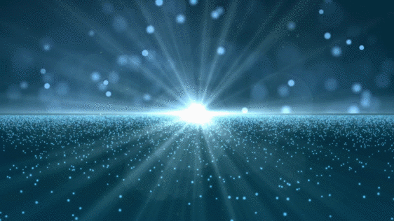 粒子光线汇聚动画GIF图片