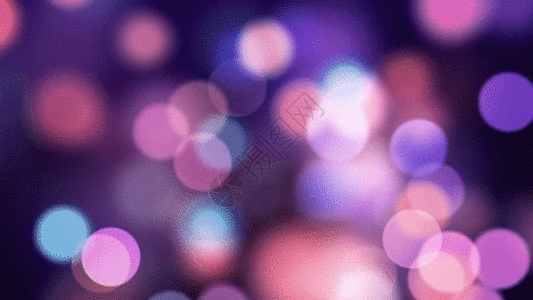 绚丽粒子光球动画GIF图片