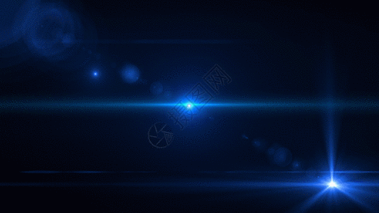 蓝色科技感粒子放射GIF图片